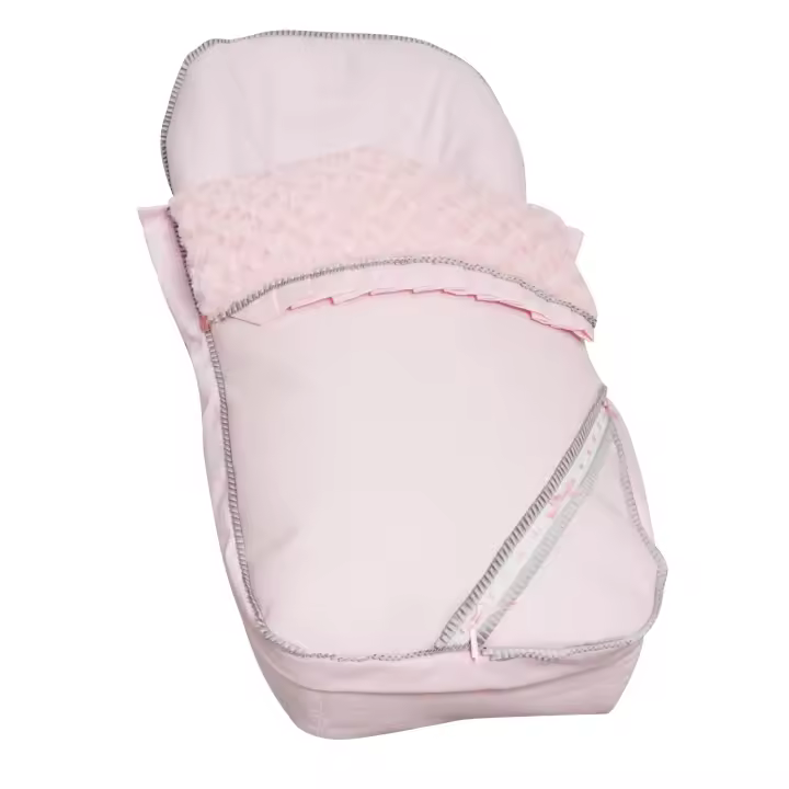Babyline - Saco de Silla Bombón Beige Desmontable y Universal con Cubre Arnés de Regalo - 1