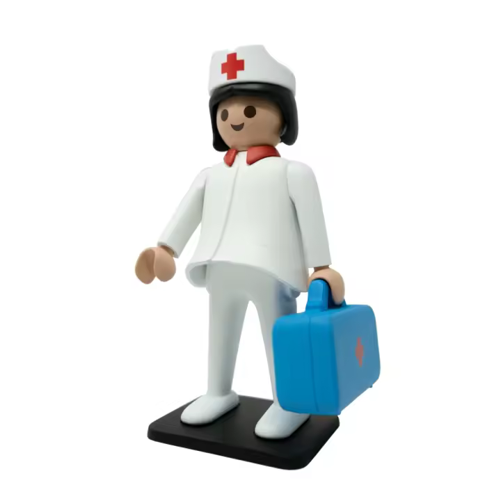 FIGURA PLAYMOBIL ENFERMERA 25CM - 1