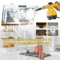 Limpiador a vapor portátil de 1050 W, máquina de vapor de alta presión y alta temperatura con 9 accesorios para decoración de interiores, muebles de cocina - details 5