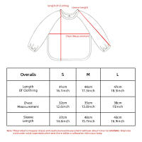 Delantal De Comida Para Niños Con Bolsillo Y Manga Larga Cubierta Completa Ropa Infantil Impermeable Con Bolsa Smock De Moda Para Bebés - details 5