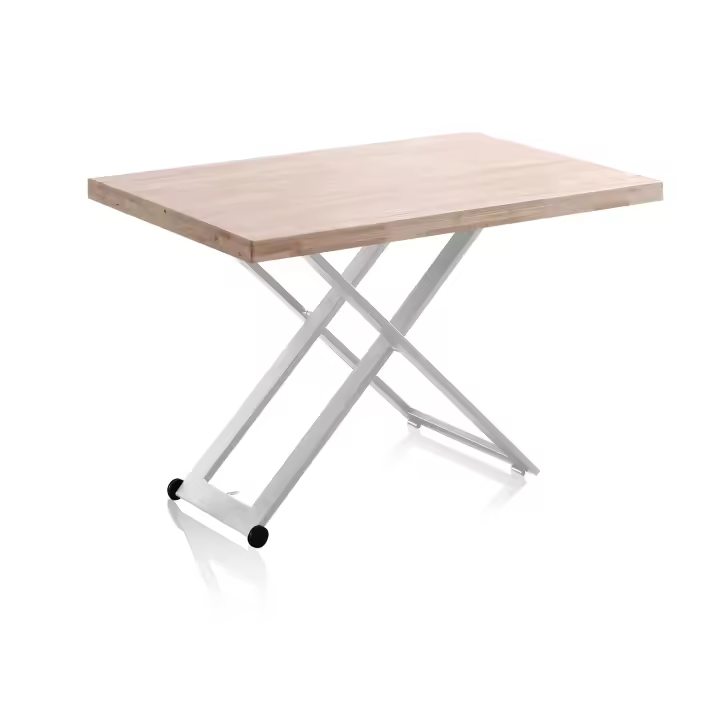 Duehome Mesa de Centro Elevable Lada - Diseño Nórdico con Toque Industrial - 1
