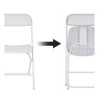 Set de 4 SILLAS Plegables Acolchadas, hasta 120 Kg de peso, 4 Unidades, Ideal para Despacho, Cocina