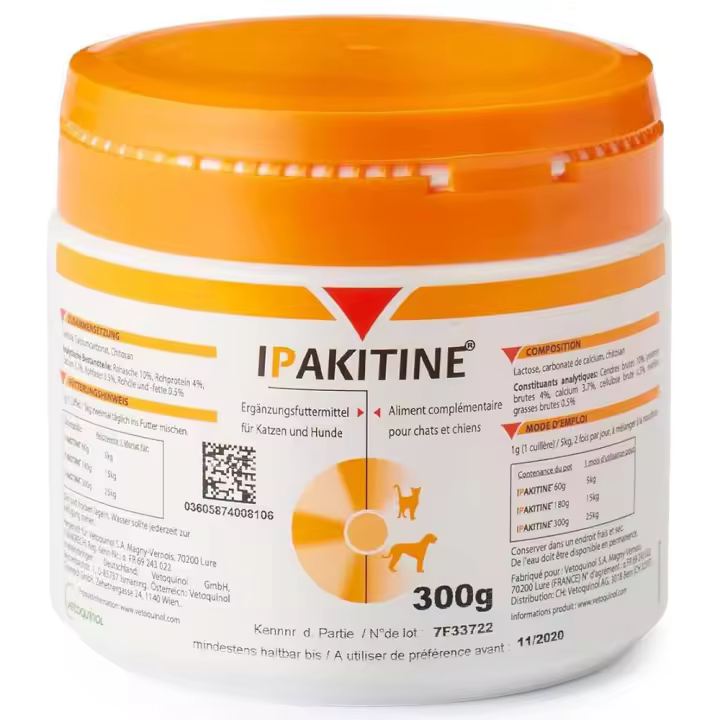 IPAKITINE 300g suplemento para la función renal de perros y gatos Vetoquinol - 1