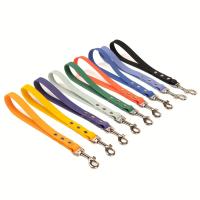 Correa Corta Para Perros 3/5" Ancha Biothane Impermeable Para Manejo De Tráfico Correa De Entrenamiento Y Caminar Para Perros - details 3