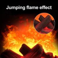 Simulación de linterna de chimenea LED Estusta de escretorio LED Interior con simulación de llama realista - details 3