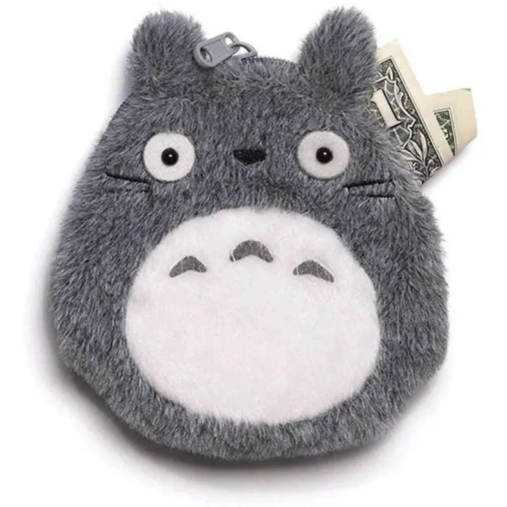 MONEDERO TOTORO GRIS 12CM - 1