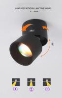 Spotlight LED Para Decoración De Sala De Estar Y Pasillo Lámpara De Techo Montada En Superficie Y Recogida Iluminación Focalizable Sin Químicos De Alta Potencia Fuente De Luz LED Garantía De Un Año - details 3