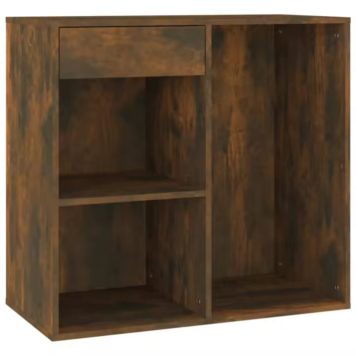 Armaro de maquillaje Madera color Roble Ahumado 80x40x75 cm - 1
