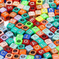 100pcs Cuentas De Letras Cuadradas 6mm Negro Y Oro Aleación De Acrílico Para Manualidades Y Creación De Joyas DIY - details 25