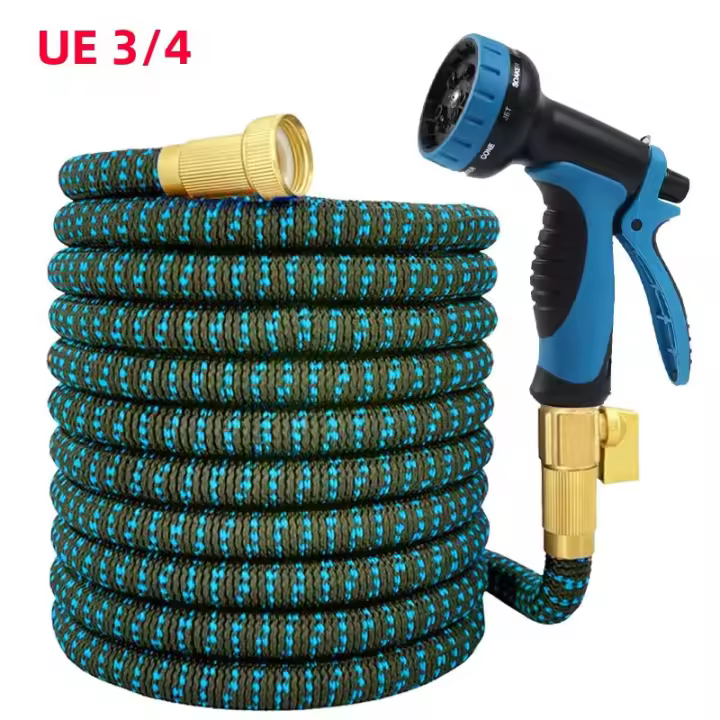 Bomba De Jardín Mágica Expansible Flexible 25-100FT Alta Presión Para Riego De Granja Lavado De Coche Tubos De Agua - 1