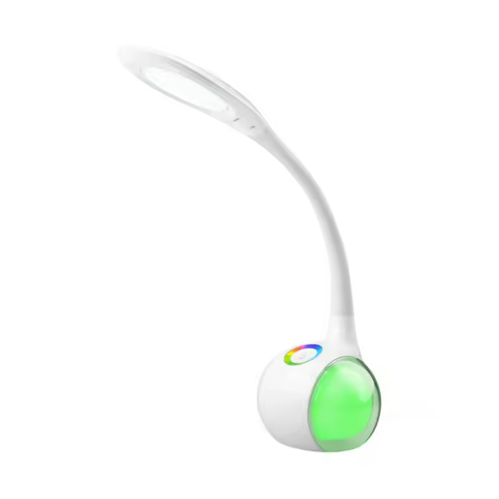SOMY Lámpara de escritorio sensible LED multicolor Lámpara de mesa de trabajo blanca - 1