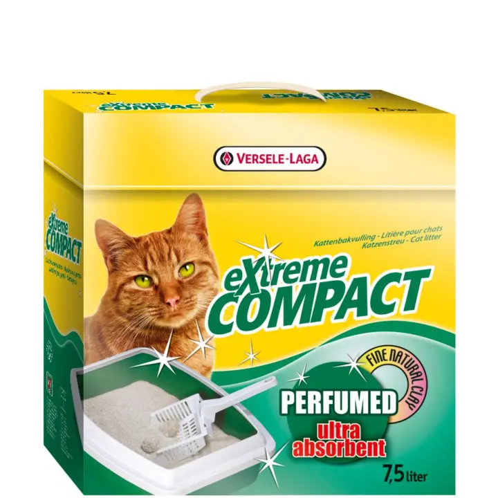 Arena Perfumada para Gatos, Versele laga Extreme Compact, 7,5 litros, Ultra Absobente - 1