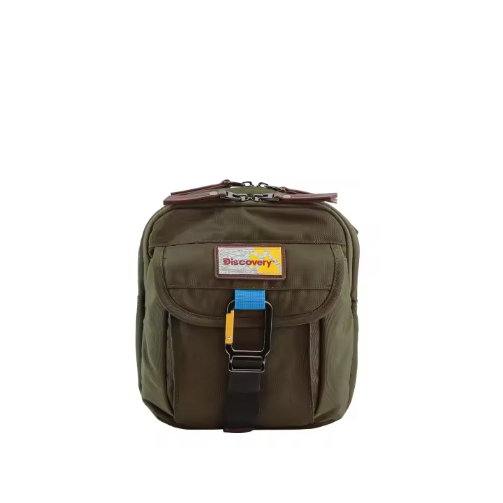 Bolso bandolera DISCOVERY Icon en color verde Recycled Pet 3L - 1