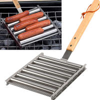 Relleno De Salchicha Para Barbacoa En Acero Inoxidable Herramienta De Barbecue No Adhesiva Portátil Para Camping Y Picnic - details 6
