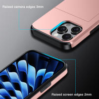 Funda de Negocios para iPhone, carcasa con tarjetas, Armadura deslizante, 16 Pro Max, 16 Pro Max - details 7