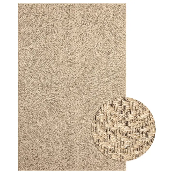 vidaXL Alfombra ZIZUR apariencia de yute interior y exterior 200x290cm - 1