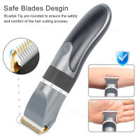 Cortadora De Pelo Eléctrica Para Barberos Cortadora De Pelo Para Hombres Adultos Y Niños Recargable Sin Cable Máquina Profesional De Corte De Pelo - details 4