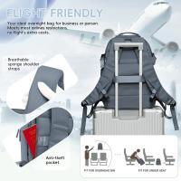 Mochila de viaje para hombre y mujer, morral de equipaje de mano, resistente al agua, ideal para ordenador portátil de Negocios, Universidad, Ryanair - details 11