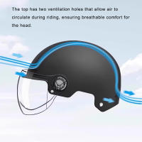 Casco De Motocicleta Retro Clásico Para Hombres Y Mujeres Ultraligero Medio Casco Ciclismo MTB Bicicleta Bicicleta De Carril - details 7