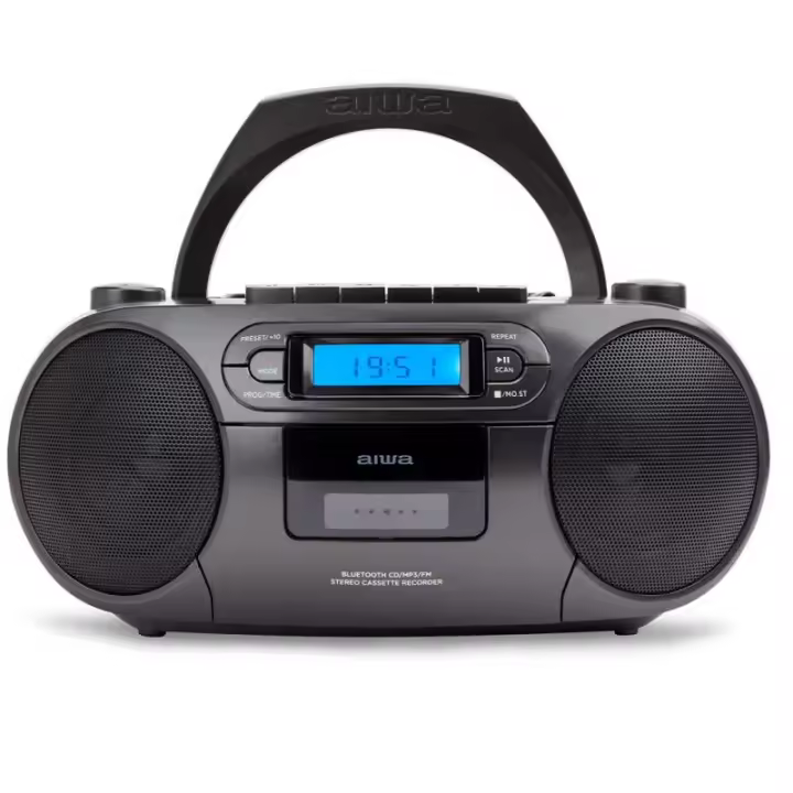 Aiwa BBTC-550BK sistema estéreo portátil Digital 6 W Negro - 1