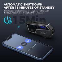 GEARELEC GX10 Intercomunicador Bluetooth Para Motocicleta Casco Headset 10 Conductores Sin Cable BT Interfono De Motocicleta Compartir Música - details 13