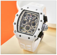 Reloj Deportivo De Nueva Generación Con Diseño Hueco Y Mecanismo Moderno Reloj De Cuarzo Con Tres Discos Pequeños Para Negocios - details 8