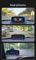 Sistema Inteligente De Coche Multi-función P4 OBD + GPS HUD Pantalla LCD De 6.2 Pulgadas Muestra De Velocidad Turbina Acelerómetro Inclinometro - details 18