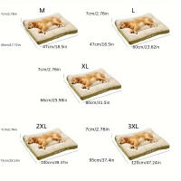 Cama De Perro Caliente Para Invierno Tapete De Dormir De Corduroy Suave Para Pequeños Medianos Y Grandes Perros Con Opcional Funda Lavable - details 4