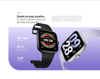 Official | Redmi Watch 5, Pantalla AMOLED con bisel ultrafino de 2,07, Duración de la batería de hasta 24 días, Admite llamadas por Bluetooth - details 2