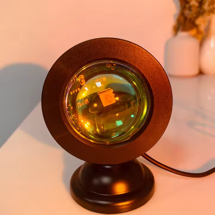 Lámpara De Proyección LED USB Para Decoración De Hogar Luz Nocturna Portátil Para Ambiente De Buena Temperatura Para Dormitorio Y Sala De Estar Fotografía De Neón - 1