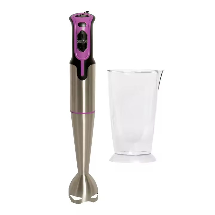 Batidora de Mano Acero Inoxidable 700W Velocidades Variables Morado - 1