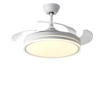 Cecodadi - Ventilador de Techo LED con 4 Aspas 3500-4000-6500K Temporizador, 6 Velocidades, Aspas retráctiles | Tarifa (Blanco) - details 2