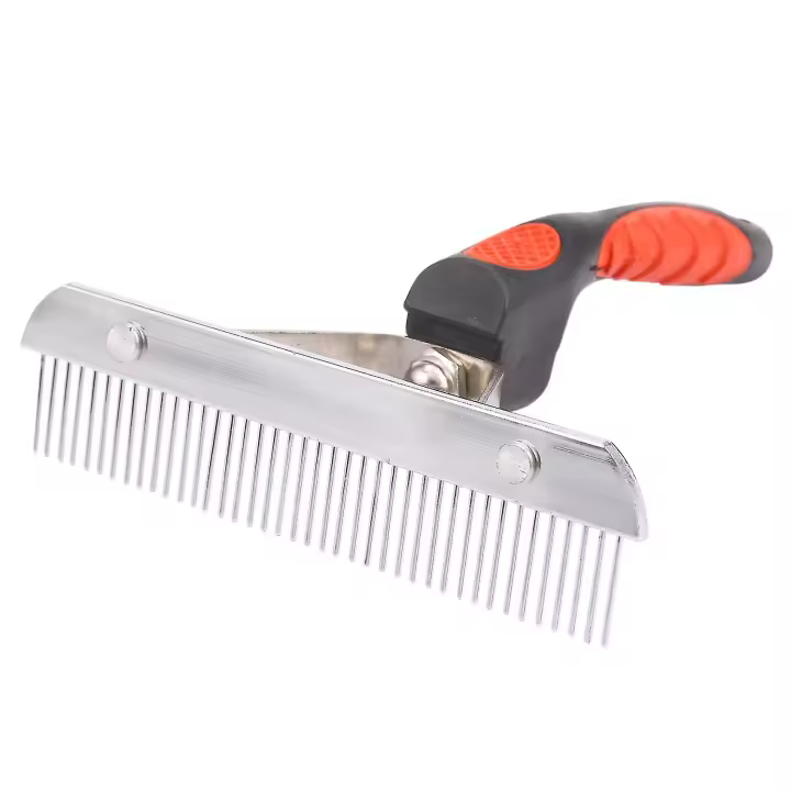 Pet Comb Extra-large Rake Comb Grooming Brush Deshedding Tool Beauty Comb Compatible With Large Dogs Golden Ret - 1