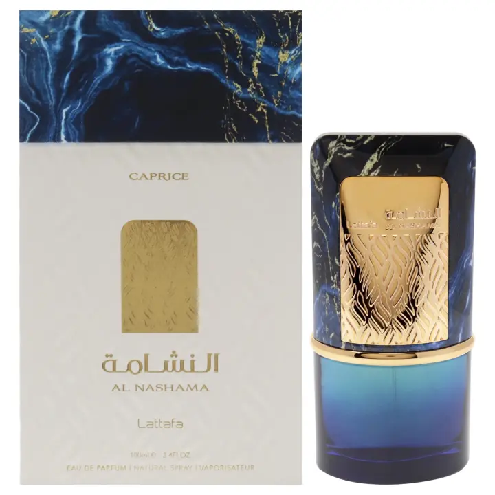 AL NASHAMA CAPRICE  BY LATTAFA EAU DE PARFUM NAT. SPRAY VAPORIZADOR X 100 ML. ***UNISEX***ESPECIADO REFRESCANTE*** - 1