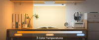 Luz De Espejo Recargable WILLED 3 Colores Con Control Remoto Dimmer Y Barra Magnética Para Armario Armario Mesa Luz Nocturna - details 3