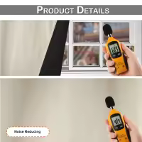 Cortinas De Blackout Tejidas 100% Gruesas Para Invierno Con Anillas Listas Para Instalar Para Sala De Estar Dormitorio Decoración Y Aislamiento De Luz - details 18