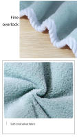 Bolera De Secado De Pelo De Doble Capa Coral Velvet Super Absorbente Toalla De Secado Rápido Para Ducha Capa Suave - details 4