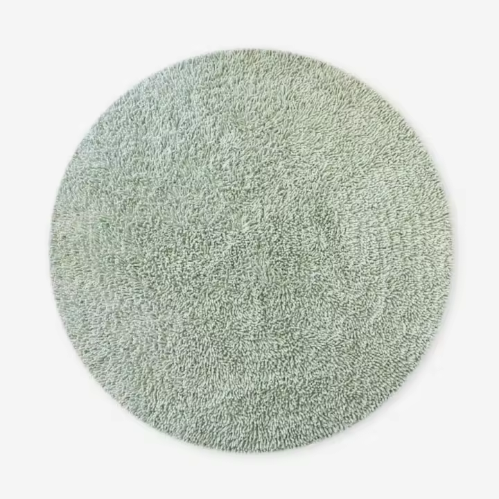 ALFOMBRA INFANTIL ALGODÓN SPRING GREEN Ø90 CM Linea Paralela - 1