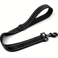 Correa Corta Para Perros Taglory Con Manija Padded Y Cinta Reflectante Correa De Nylon Resistente Para Entrenamiento Y Control - details 2