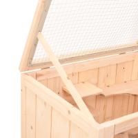 vidaXL Jaula para hámster madera maciza abeto 55x40x80 cm - details 6