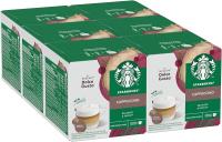 STARBUCKS Cappuccino de Nescafé Dolce Gusto, Cápsulas de Café 6 x 12 (72 Cápsulas) - QUMIR - details 0