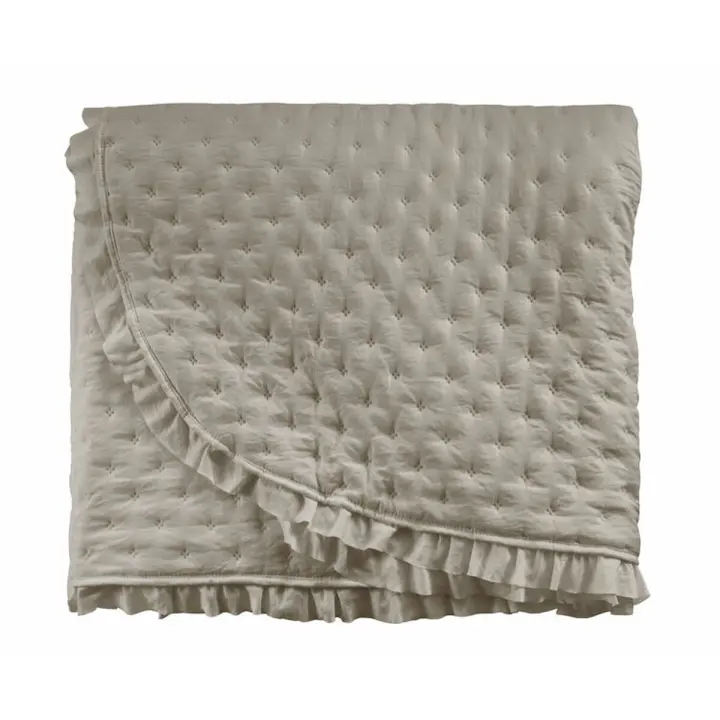 Colcha Pierre Cardin AROA Beige Cama de 90 (2 Piezas) - 1