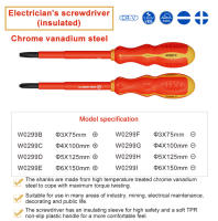Juego De Destornilladores Aislados WYNN'S 1000V VDE Con Punta Magnética Phillips Slotted Torx Hex Multifuncional Antideslizante Para Reparación Eléctrica Herramienta Doméstica - details 14