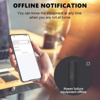 Sensor De Temperatura Y Humedad Inteligente ONENUO Tuya Compatible Con Alexa Y SmartLife Monitoreo Remoto Por App WiFi Negro - details 5