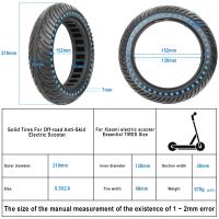 Neumático Sólido De 8.5 Pulgadas Para Xiaomi M365 1S pro Scooter Eléctrico Absorbedor De Choque De Goma Neumático De Relleno De Miel Repuesto De Rueda - details 5