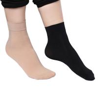 Calcetines De Nylon Grueso Para Otoño E Invierno Calcetines De Color Sólido Para Mujer Y Hombre Calcetines De Tobillo Anchos Para Damas Y Señoras Calcetines De Moda Pack De 1/5/10 Pares - details 9