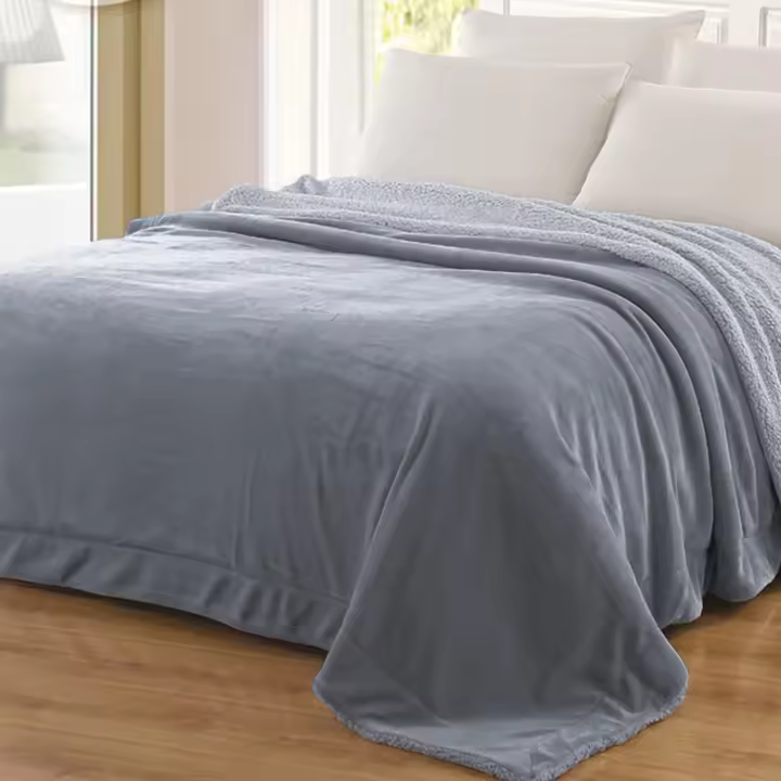 LD Morphling-Manta Borrego de Terciopelo con Aspecto de Piel de Cordero Gruesa 100%Poliéster -Garantía 2 años -Estilo Moderno en 6 Colores y 3 Tamaños -Mantas de Sofa, Polar, Franela -Invierno, Siesta cálida y Espesa - Doble Capa ultrasuave - 1