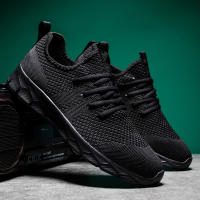 Zapatos De Running Casuales Para Hombre Con Tejido FLYKNIT Ligero Y Transpirable Para Todas Las Estaciones Suela Suave Y Outdoor - details 11