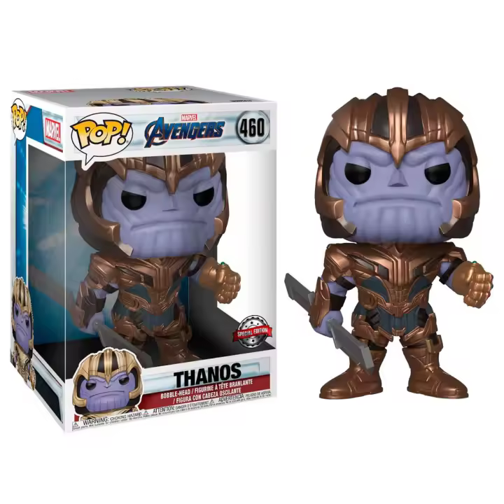 Figura Funko Pop Marvel: Avengers Endgame 10 Thanos"-Figura de Vinilo Coleccionable - Idea de Regalo- Mercancia Oficial - Juguetes para Niños y Adultos - Movies Fans - Muñeco para Coleccionistas y Exposición - 1
