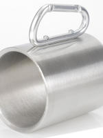 Taza De Viaje 300ml Acero Inoxidable Con Mango Y Hebilla Self Lock Para Camping Senderismo Escalada Exterior Taza Para Agua Té Café - details 8